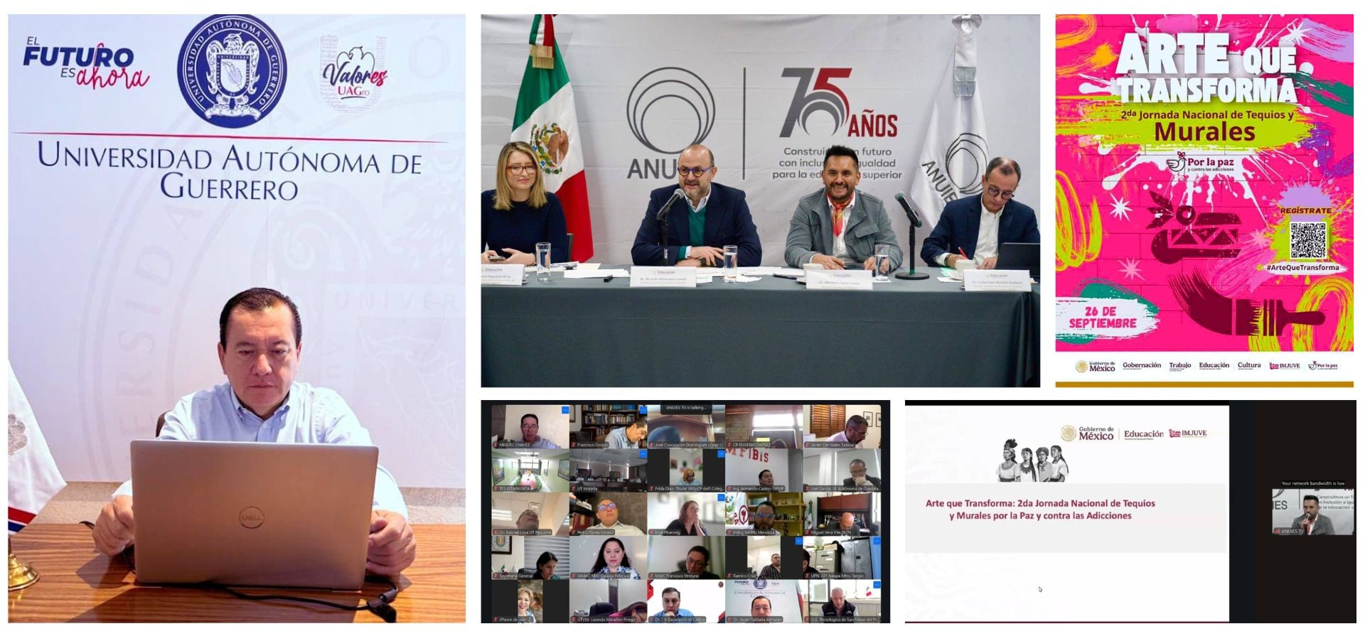 PARTICIPA EL DR. JAVIER SALDAÑA EN LA REUNIÓN MENSUAL DE LA SUBSECRETARÍA DE EDUCACIÓN SUPERIOR CONVOCADA POR LA ANUIES PARA EL FORTALECIMIENTO DE LA EDUCACIÓN SUPERIOR EN MÉXICO